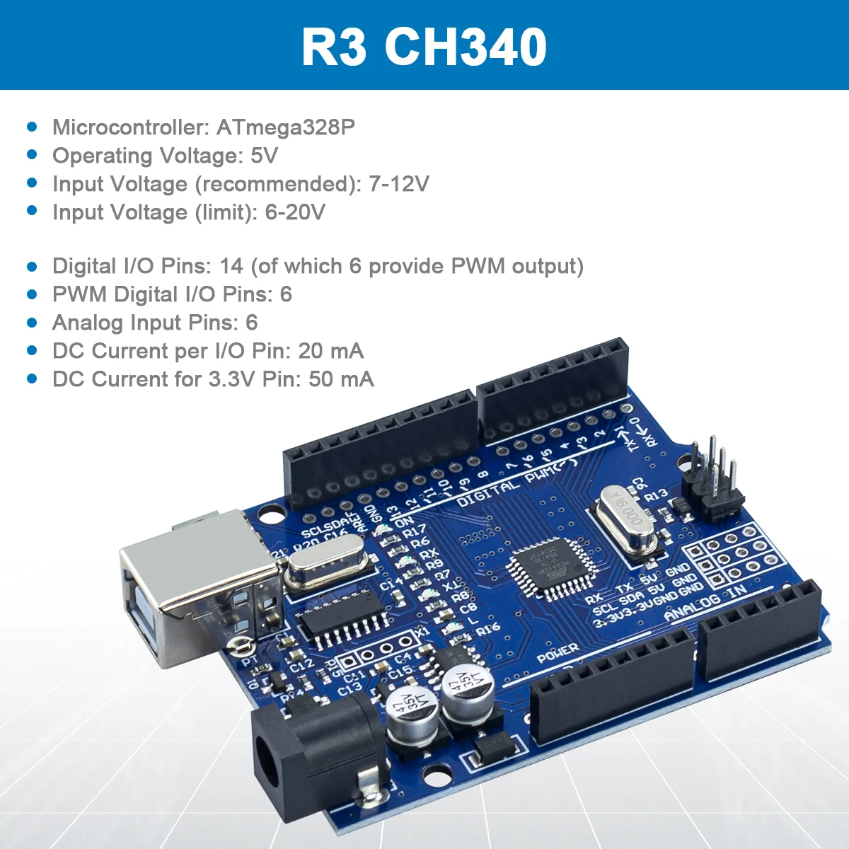 Lafvin Basic Starter Kit für Arduino Uno R3 Projekte Elektronik – Bild 4