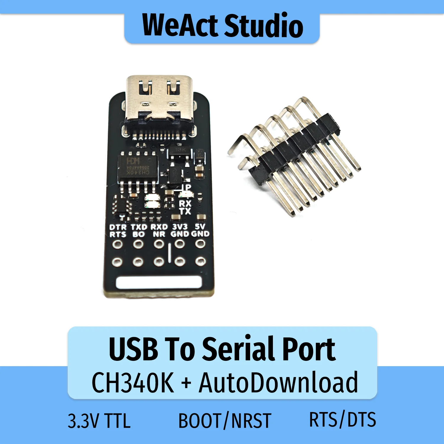 CH340K CH340 Modul USB zu TTL Konverter UART Modul CH340 3,3V Auto – Bild 2
