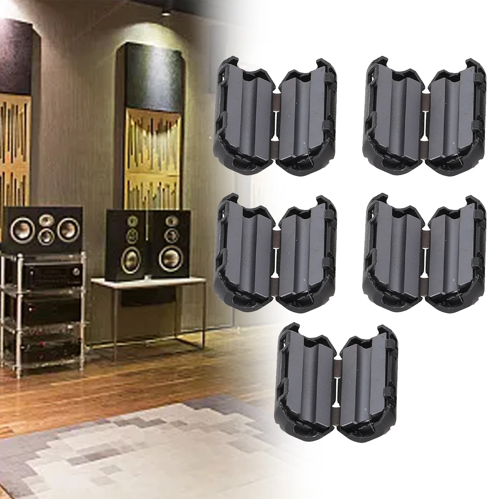 3,5/5/7mm Ringkern Ferrit Perle Clip Choke RFI Noise Filter Clip Noise suppressor Filter Ring (5 Stück)