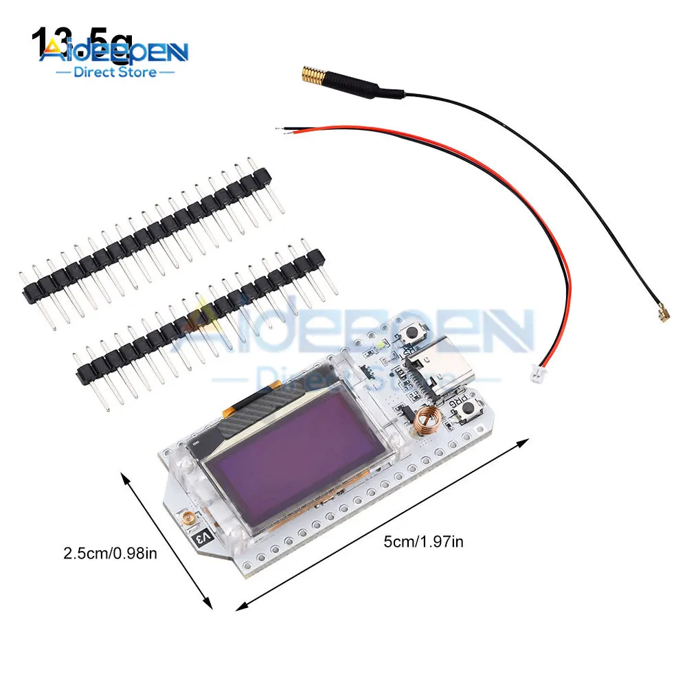 Lora 32 esp32 v3 entwicklungs board mit 0,96 zoll oled display cp2102 wifi bluetooth modul TYPE-C usb