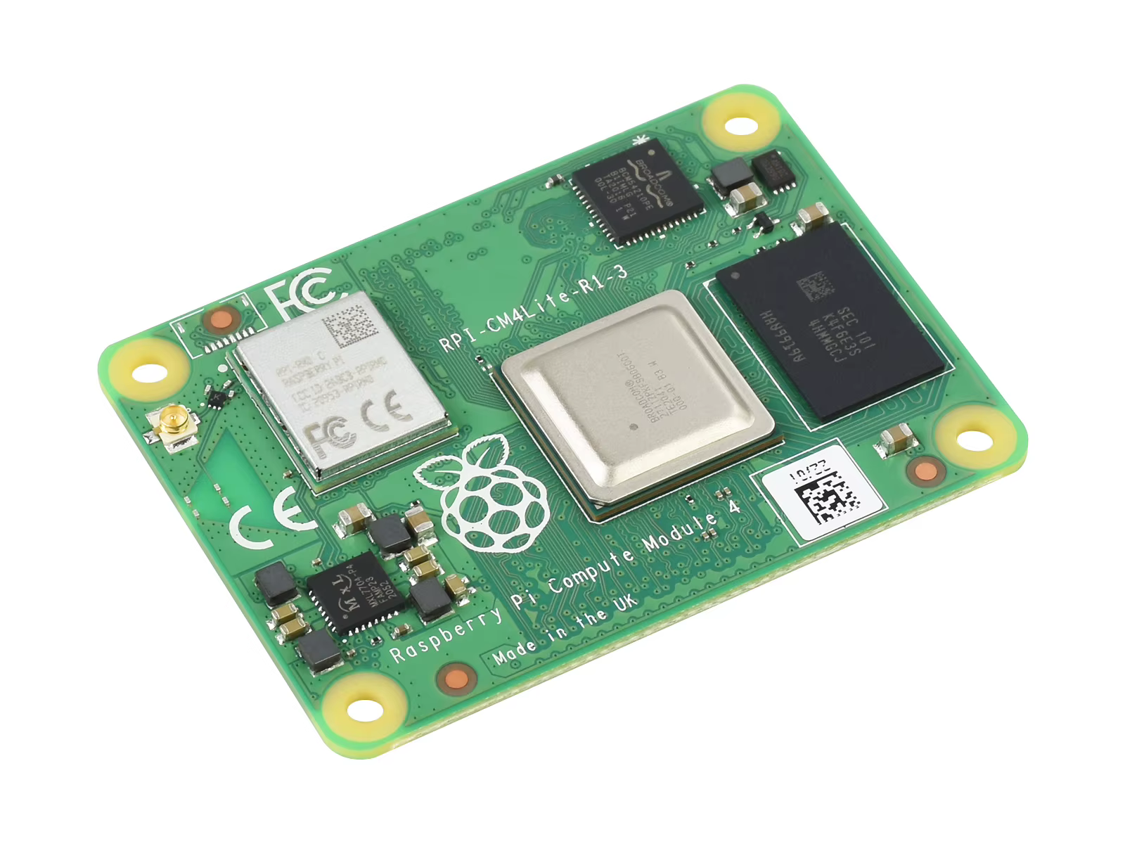 Raspberry Pi Compute Module 4, die Leistung des Raspberry Pi 4 in einem kompakten Formfaktor, mit WIFI-Modul