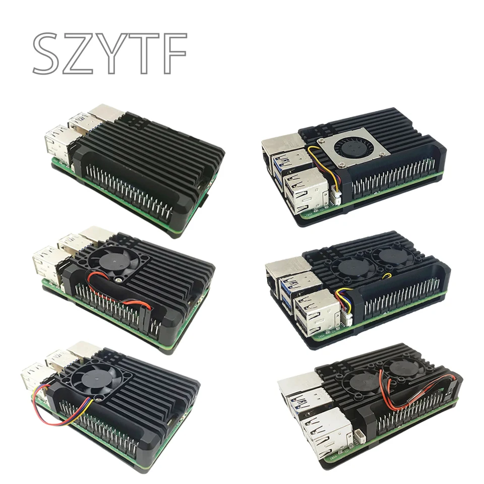Raspberry Pi 5, Aluminiumgehäuse, Metallgehäuse mit Lüfter – Bild 6