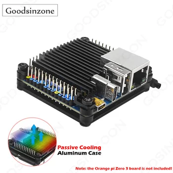 Passives Aluminium-Kühlgehäuse für Orange Pi Zero 3, Kühlkörper-Box-Abdeckung aus Aluminiumlegierung