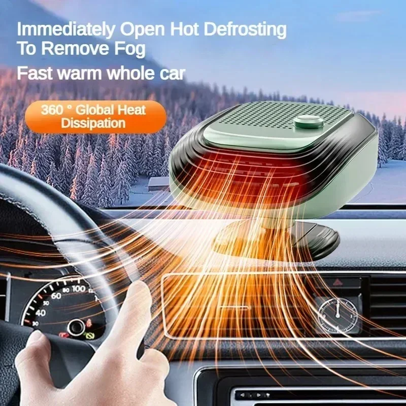 12V/24V Winter-Autoheizlüfter 360 ° Schnelle Heizung durch Rotation – Bild 3