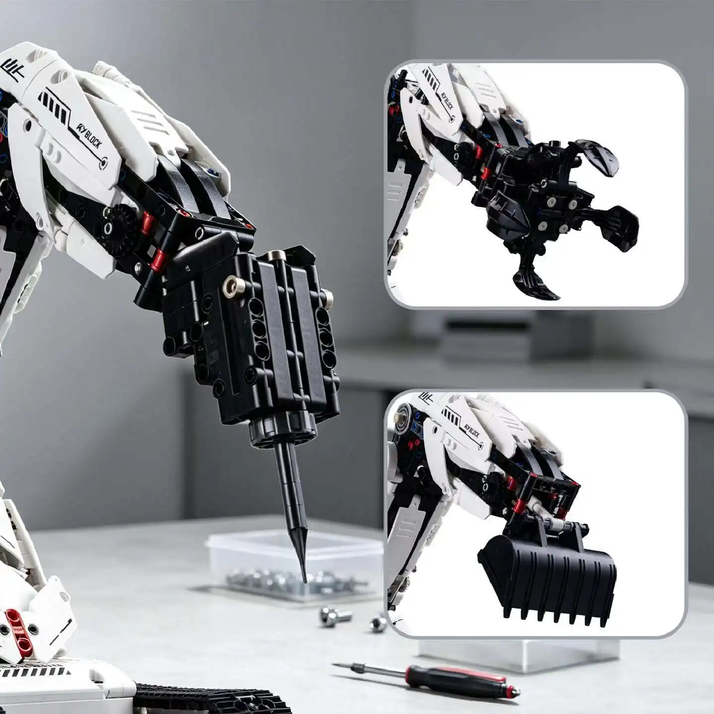 Technischer 3-in-1 Programmierbarer Mechanischer Roboterarm-Bausatz – Bild 6