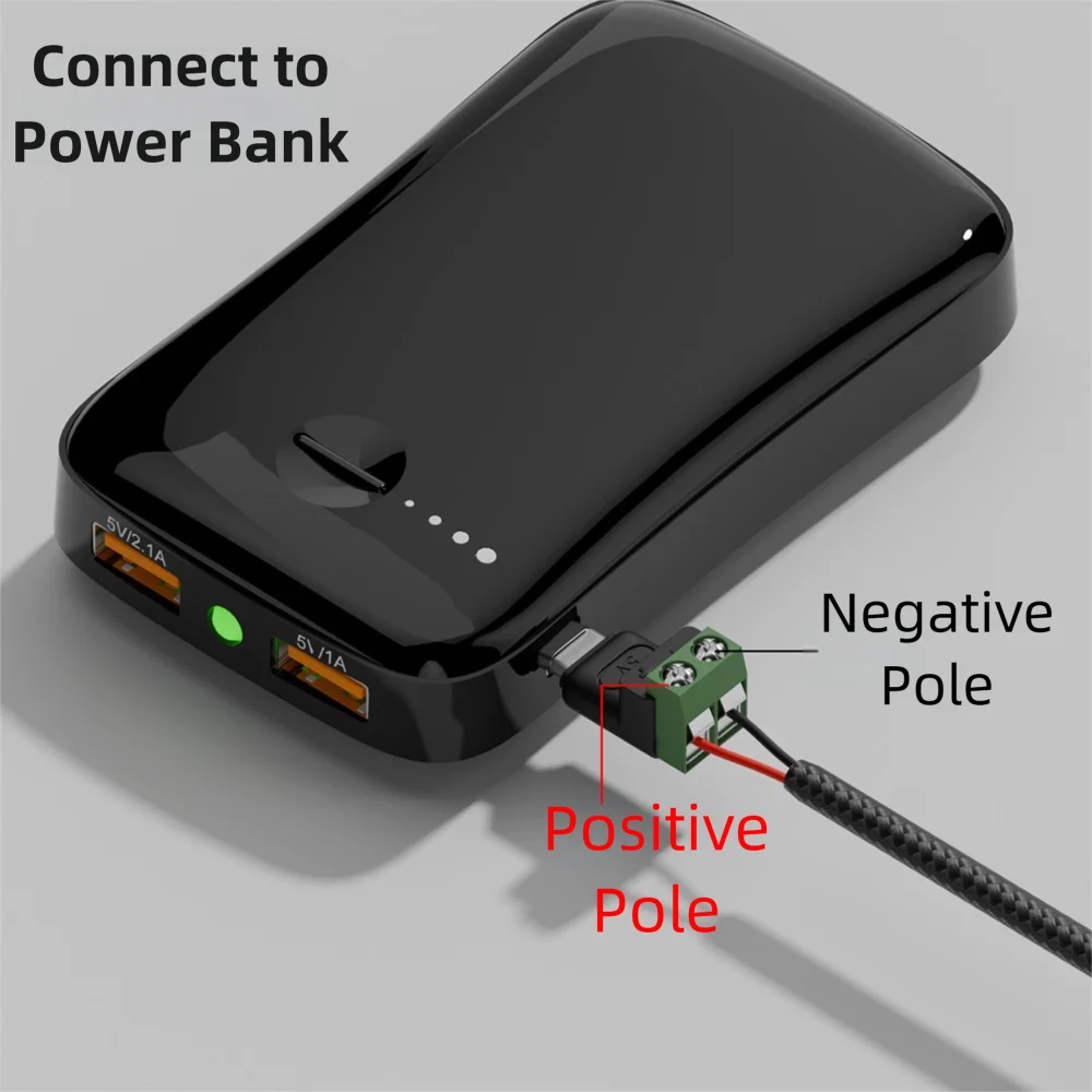 USB-C auf 2-Pin Schraubklemmenadapter Lötfreier Stecker Typ-C – Bild 4