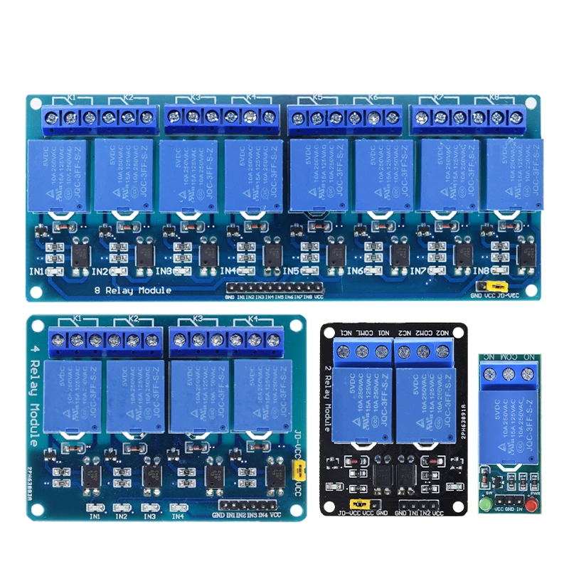 5V 12V 24V Relaismodul mit Optokoppler-Relaisausgang 1 2 4 6 8 – Bild 3