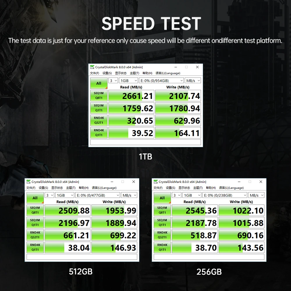 Netac NVMe SSD 1TB M2 SSD 512GB M2 NVME 256GB SSD Festplatte M.2 2280 – Bild 2