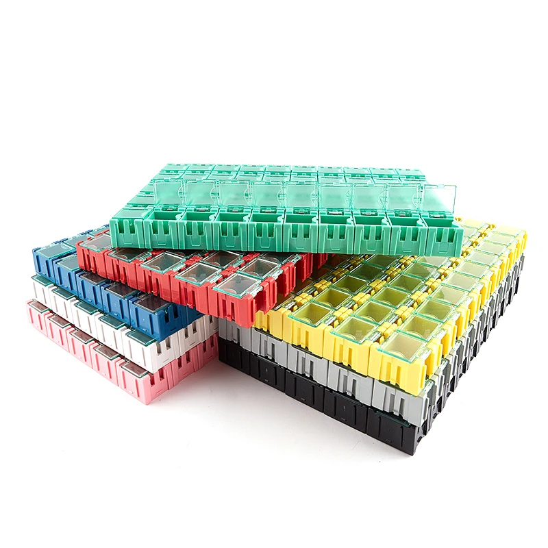 SMD SMT Elektronische Komponenten Container Mini Lagerung (50 Stück) – Bild 4