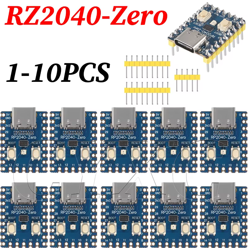 RP2040-Zero RP2040 Mikrocontroller PICO Entwicklungsboard Dual-Core 264 KB Cortex M0+ Prozessor 2 MB Flash