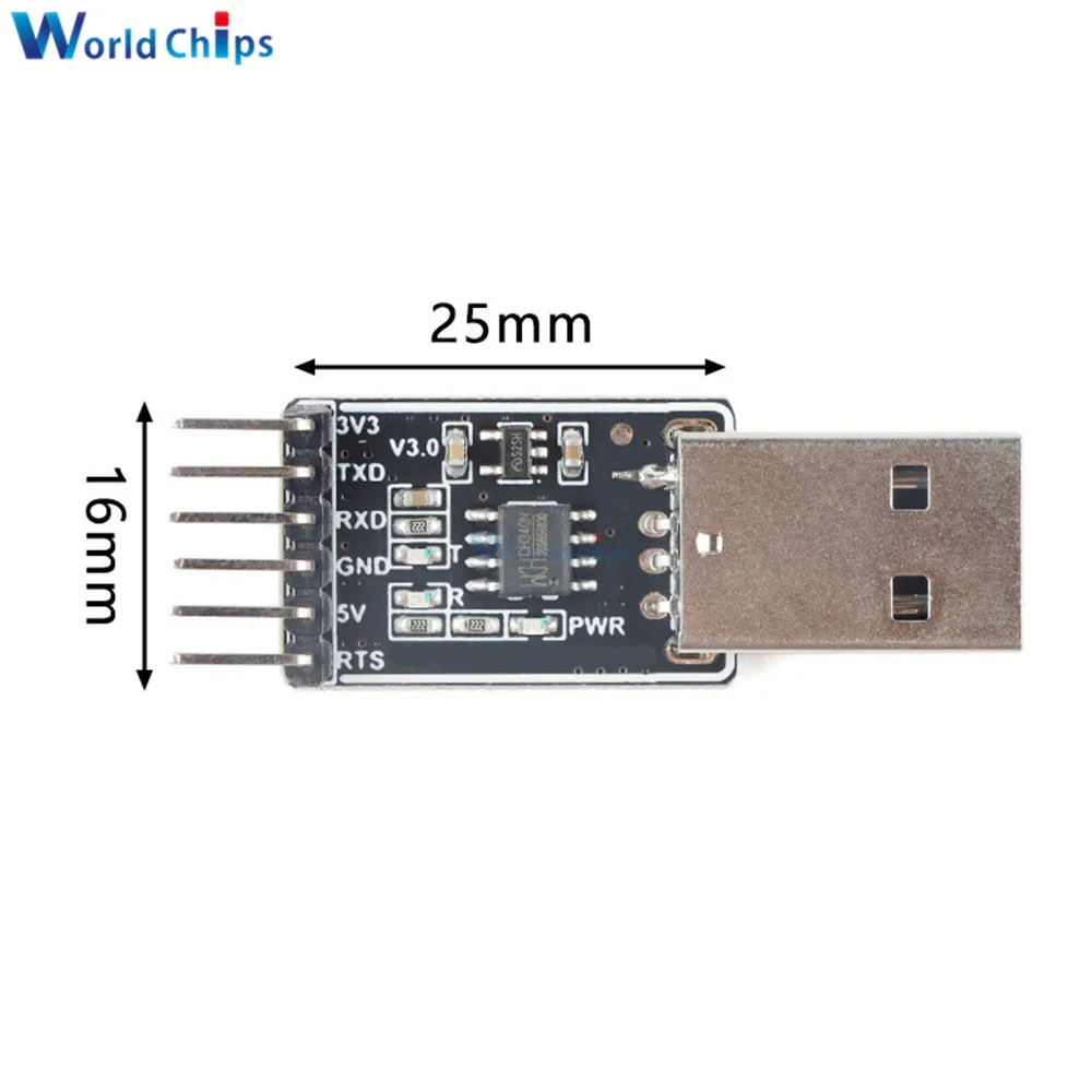 CH340 Integrierte Modul CH340N USB zu TTL Serial Port Modul 5V zu 3,3 – Bild 6