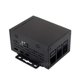 Raspberry Pi 5, großes Metallgehäuse in Industriequalität D für PoE HAT/ Active Cooler PCle