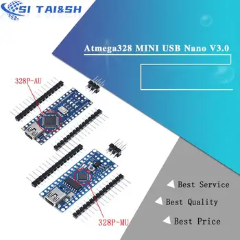 Atmega328 MINI USB Nano V 3,0 ATmega328P CH340G 5V 16M Micro-controller board für Arduino 328P NANO 3,0 CH340
