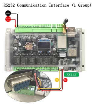 ESP32-S3 ER6 LORA IIC Relais-Board Unterstützt ESPhome und ARDUINO IDE RS485/RS232/0-10V und 4-20mA Eingang