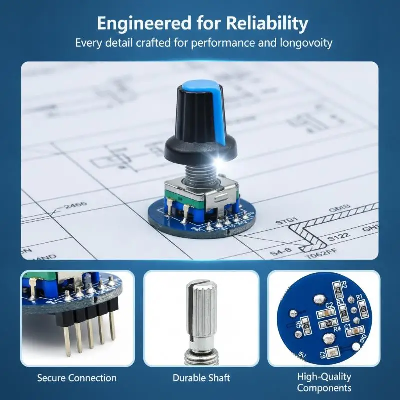 Rotary-Encoder-Modul, Sensor-Entwicklungsbaustein – Bild 2