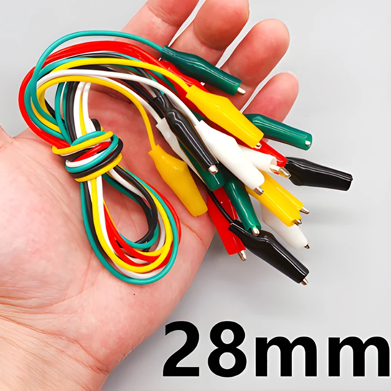 35 cm, 28 mm Krokodilklemme, doppelseitige Krokodilklemmen – Bild 5