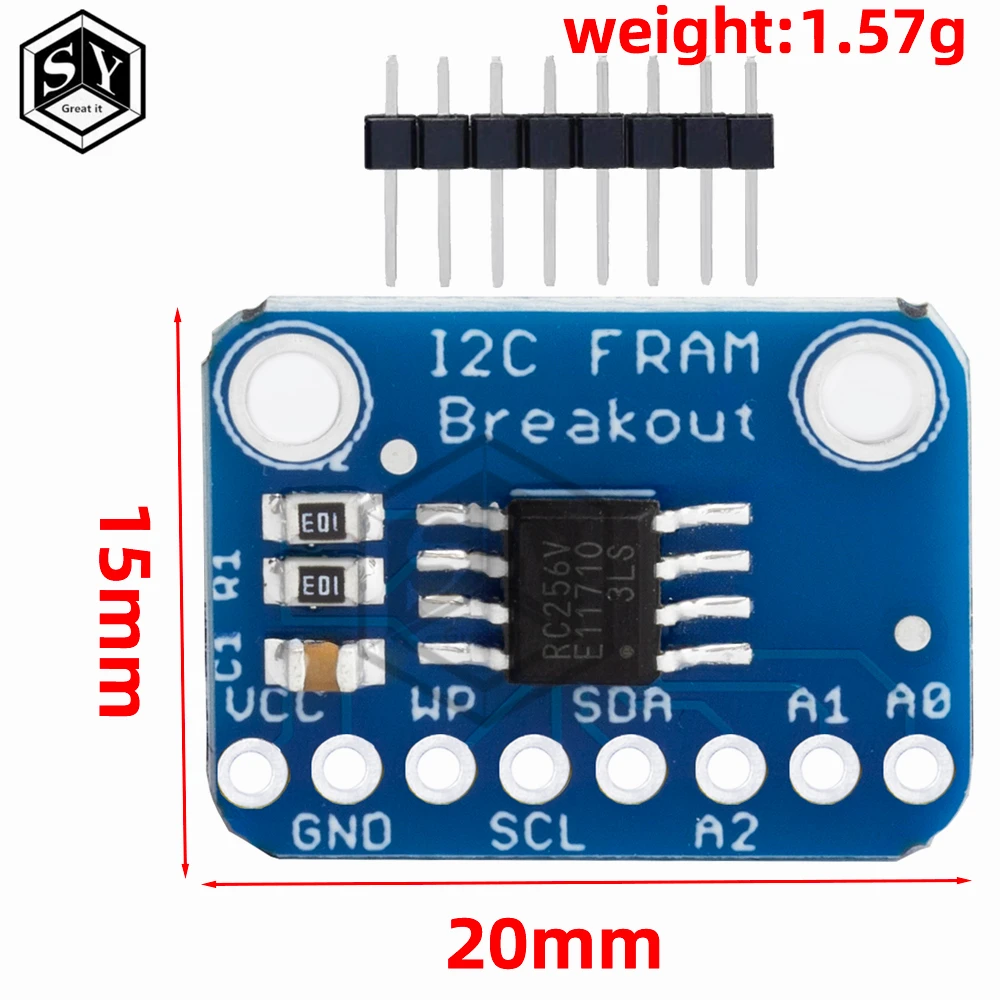 MB85RC256V Speicher-IC 32KB Entwicklungswerkzeuge I2C Nichtflüchtiges – Bild 2