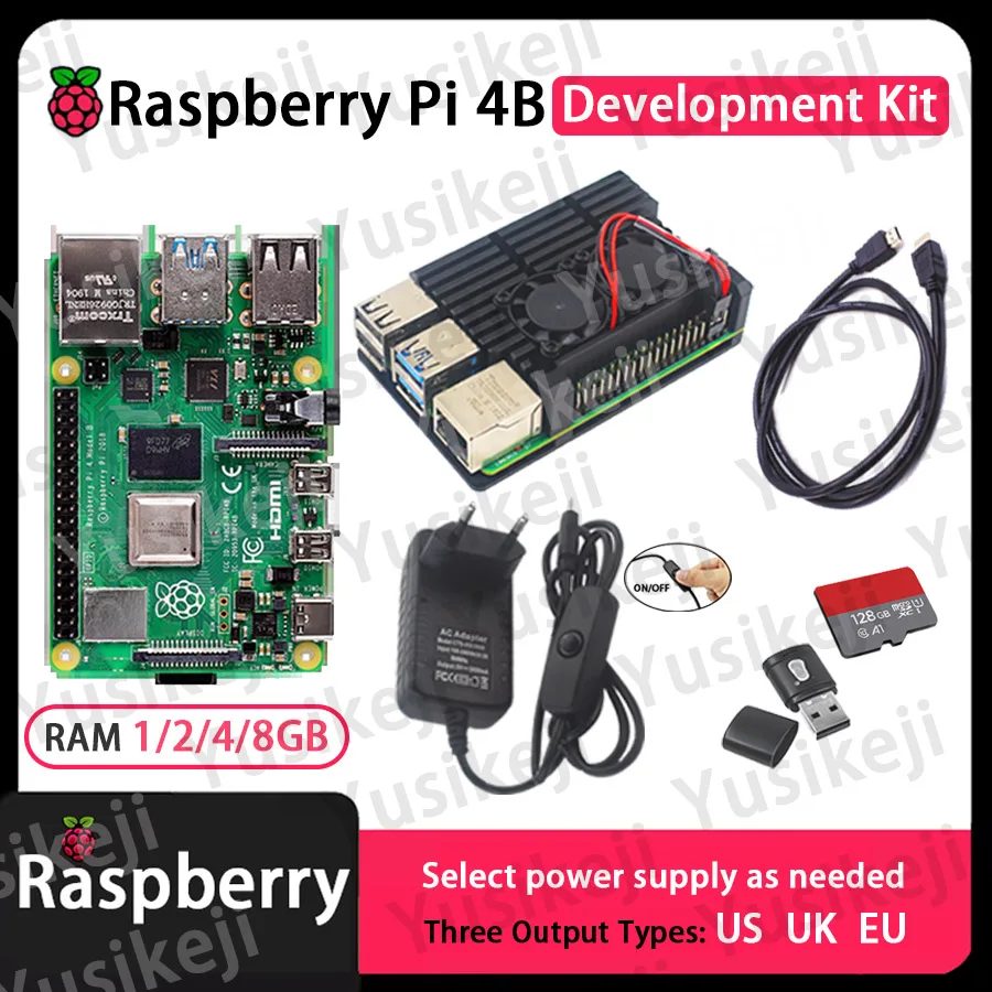 Raspberry Pi 4B Kit Starter Kit Development Kit