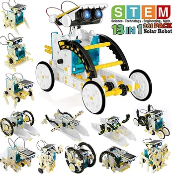 STEM 13-in-1 Bildung Solar Roboter Spielzeug DIY Gebäude Wissenschaft Experiment Kit für Kinder im Alter
