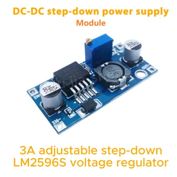 1-10 (Stück) LM2596 DC-DC Einstellbares Step-Down-Stromversorgungsmodul 3A Einstellbares Step-Down-Modul