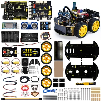 Keyes tudio 4wd programmier bares intelligentes roboter auto für arduino roboter profession elle
