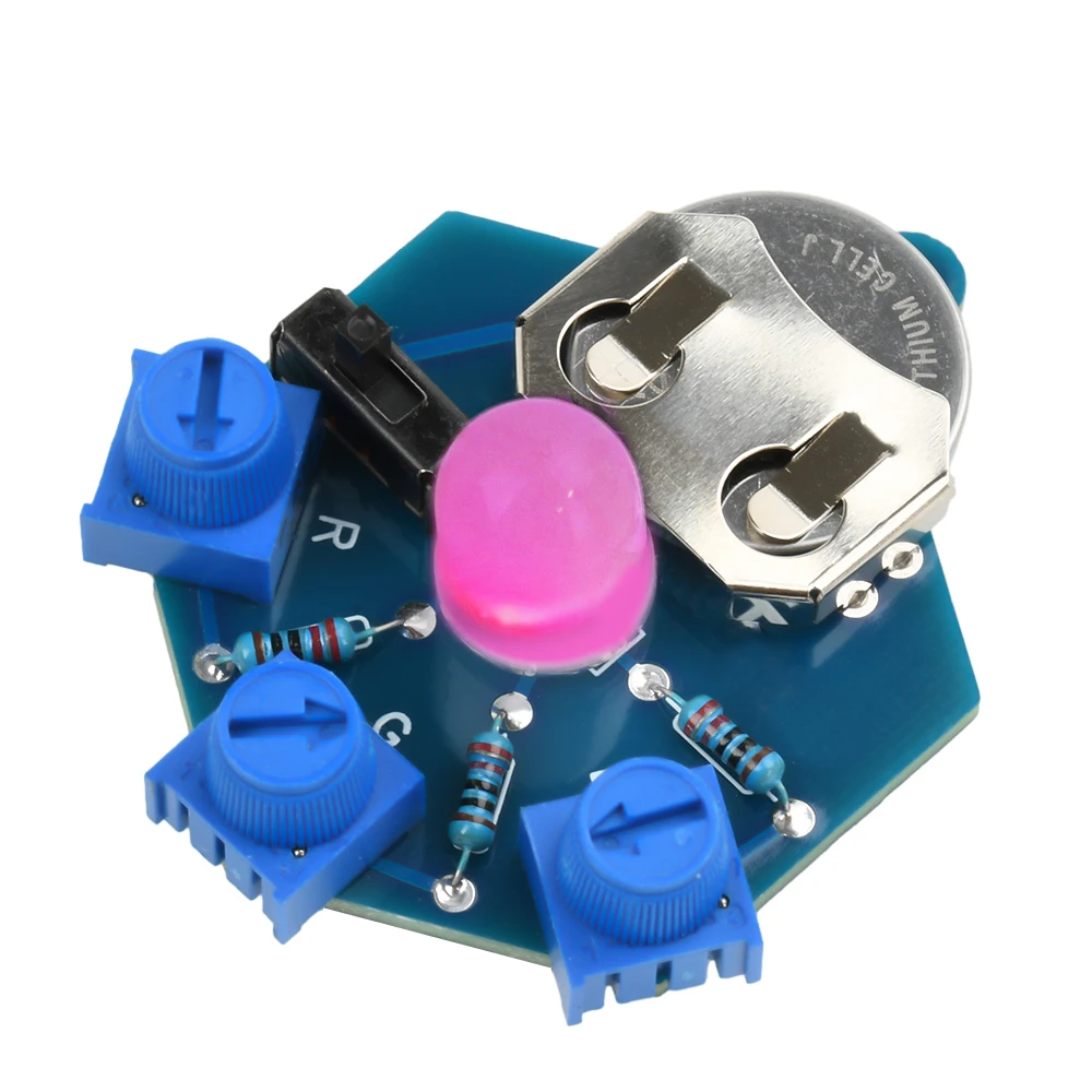 Lötset, elektronisches DIY-Produktionskit, praktisches Training, Einführung in das Lötübungs-LED-Modul