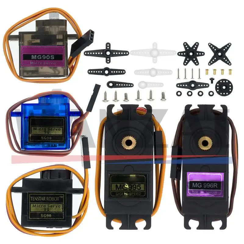 SG90 MG90 MG90S Servos Digital MG995 MG996 Servo Metall Getriebe für Futaba JR Auto RC Modell Hubschrauber