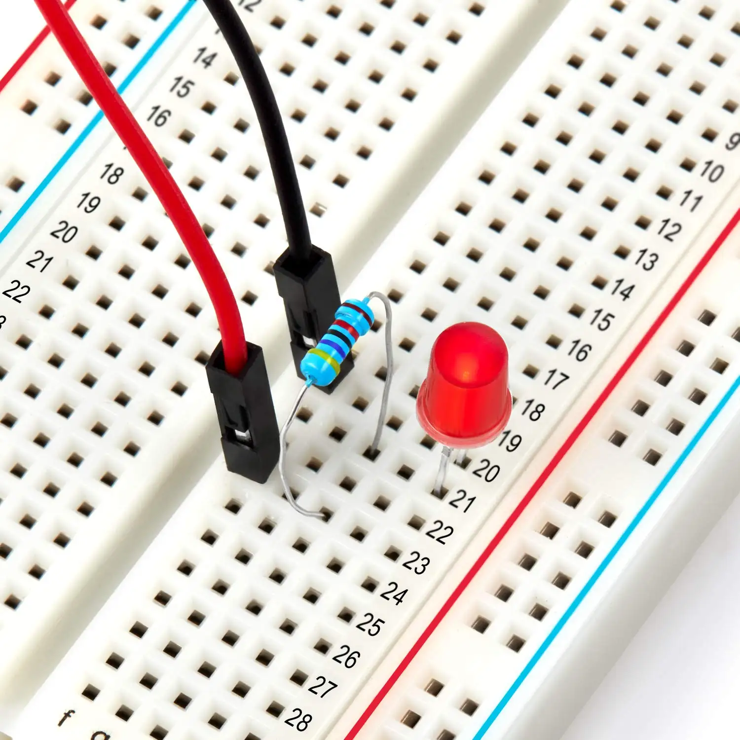 Steckbrett 830 Punkte Lötfreies Prototyp-Leiterplatten-Set (3 Stück) – Bild 6