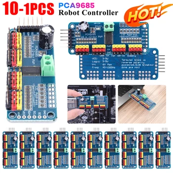 PCA9685 PWM Servo-Treiberplatine IIC-Schnittstelle 16-Kanal 12-Bit PWM Servomotor-Treiberplatine Controller