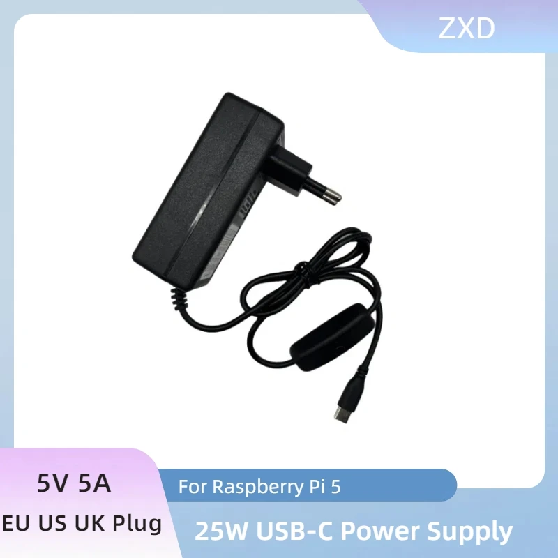 Orange Pi 5 Plus Netzteil 5V 5A Ladegerät 25W USB Typ C Netzteil EU US UK Stecker für OPI 5/5B/4 LTS Raspberry