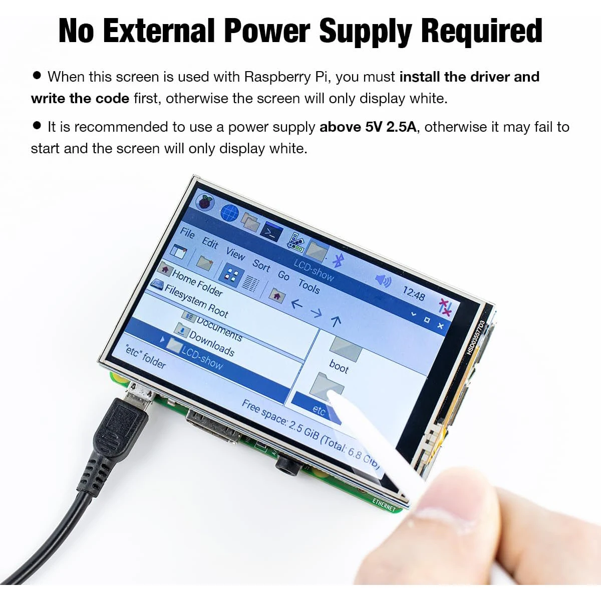 3,5 Zoll für Raspberry Pi Display Modul 3,5 Zoll Touchscreen 320×480 – Bild 4