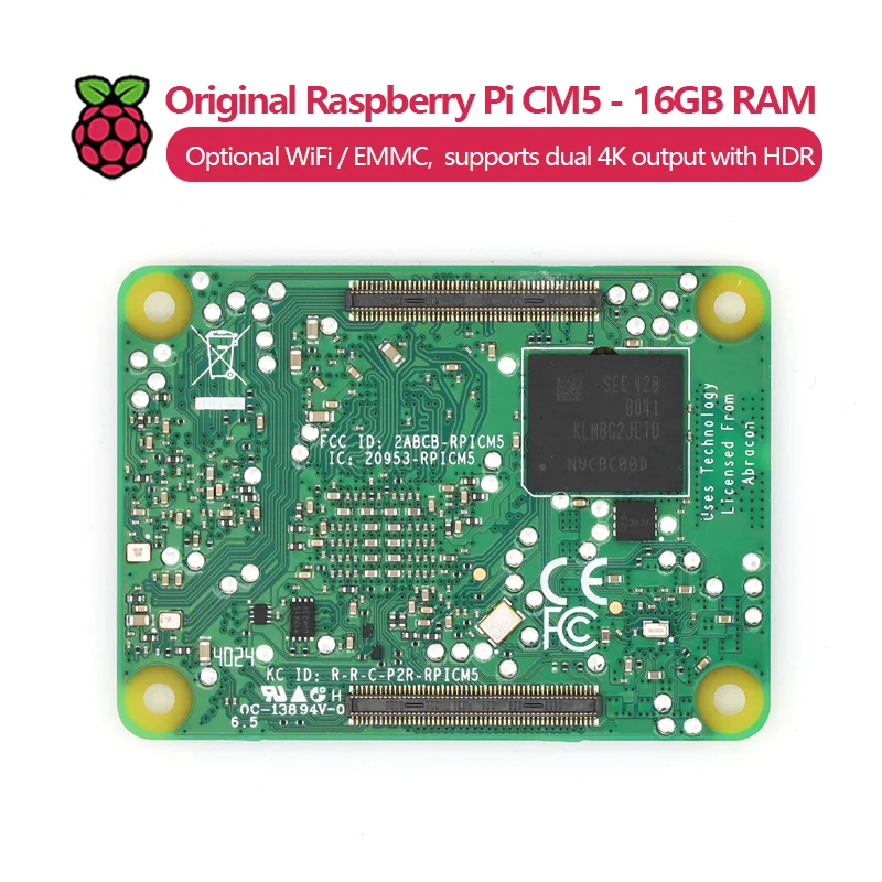 Raspberry Pi Compute Module 5 CM5-Modul mit 16 GB RAM, optionales – Bild 4