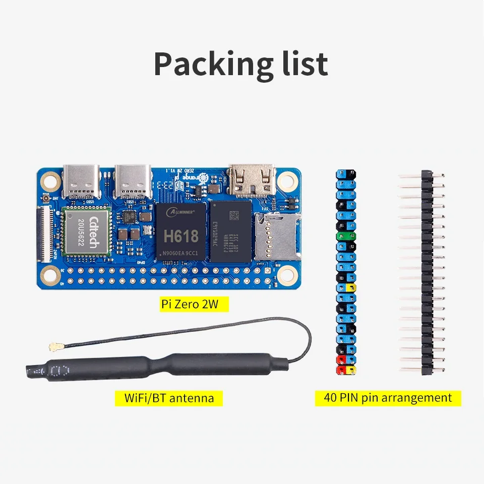 Orange Pi Zero 2W (1G/2G/4G LPDDR4 RAM) H618, 4xARM Cortex-a53 – Bild 5