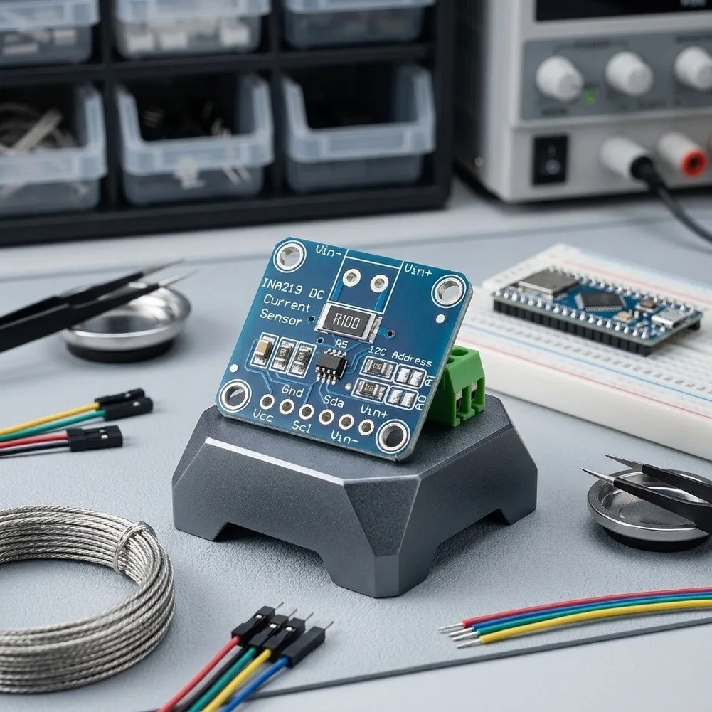 INA219 I2C Digitaler Stromsensormodul für bidirektionale Leistungsüberwachung für Arduino (6 Stück)