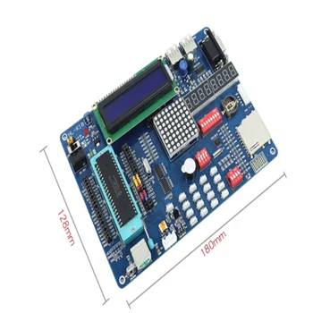 Lernboard PIC-Entwicklungsboard PIC18F4520 Mikrocontroller HL-K18 Experimentierboard integrierter