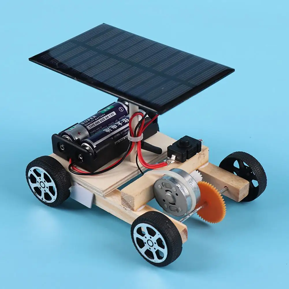 DIY Solar Elektrofahrzeug Wissenschaft Lehrmittel Montage Puzzle STEM – Bild 2