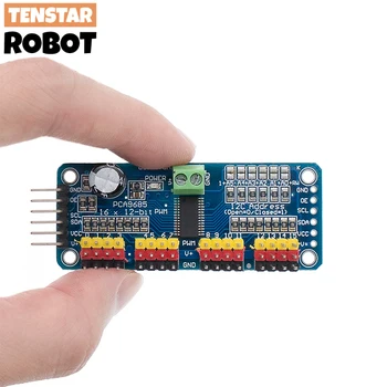 PCA9685PW 16 Kanal 12-Bit PWM Servo Shield Treiber I2C Schnittstelle PCA9685 Modul für Raspberry Pi