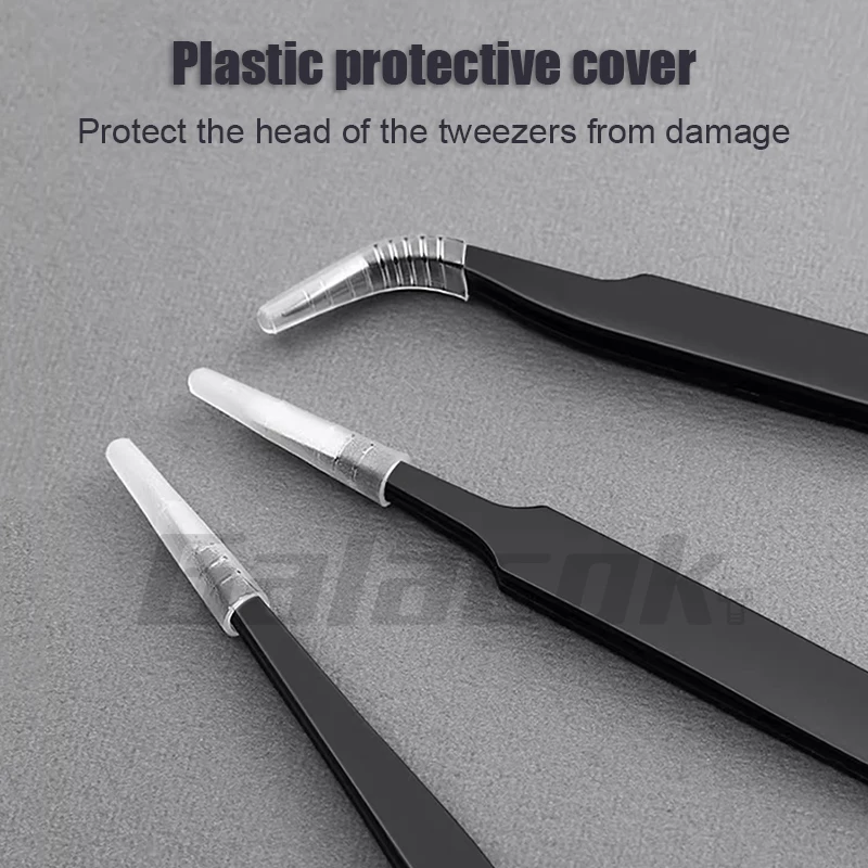 Präzisions-Pinzetten-Set, ESD antistatische Pinzetten aus (6 Stück) – Bild 5