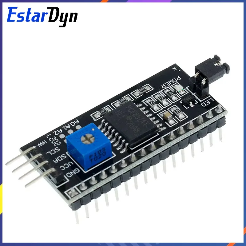LCD1602 1602 LCD-Modul Blauer / Gelbgrüner Bildschirm 16x2 Zeichen – Bild 6