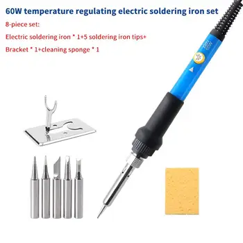 Einstellbare Temperatur Elektrischer Lötkolben 110V (US-Stecker) / 220V (EU-Stecker) 60W Lötkolben