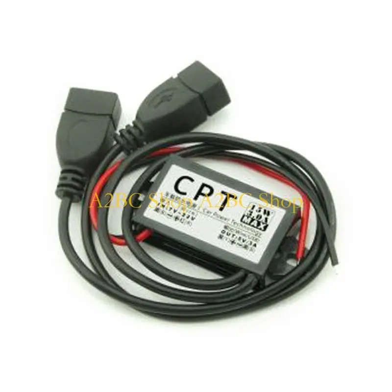 A2BC 12V bis 5V 3A Single/Double USB Netzteil Adapter Direktstromkonverterconnector Ladung für CAR -DVR