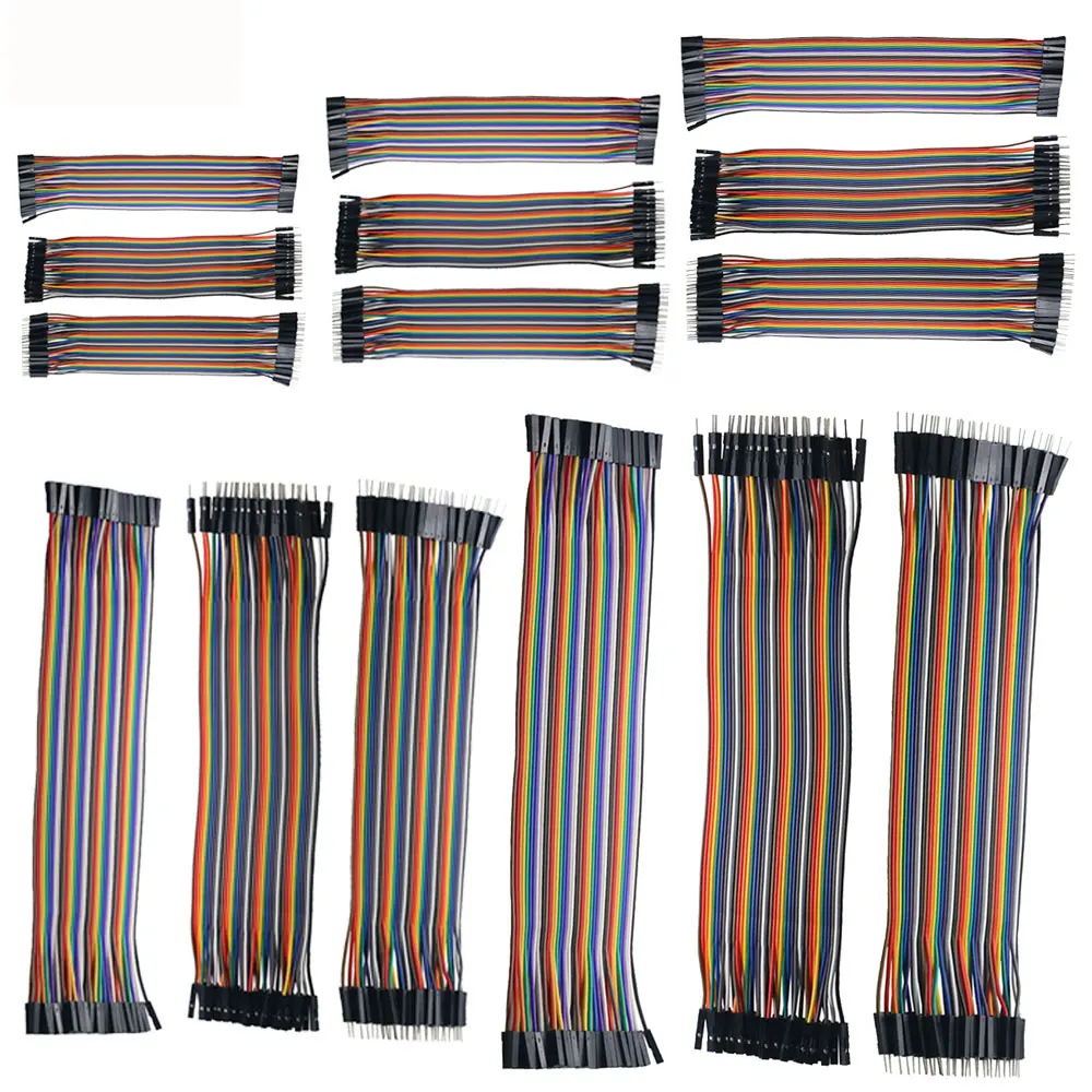 Dupont-Kabel 10CM/15CM/20CM/30CM/40CM Stecker auf Stecker + Buchse auf Stecker + Buchse auf Buchse