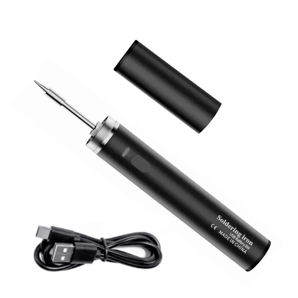 USB-Lötkolben 5V Mini bequem einstellbare Temperatur Home Tools DIY manuelle Radio Lötkolben Set