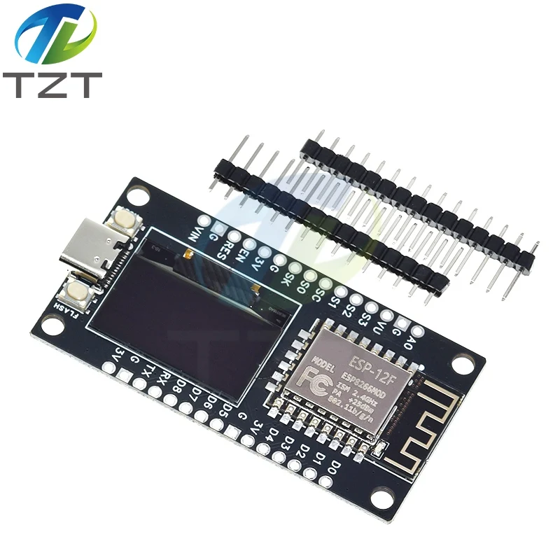 NodeMCU ESP8266 V3 Entwicklungsboard mit 0,96 Zoll OLED-Display CH340 – Bild 4