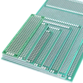 PCB Board Prototyp Board Grün 2x8/3x7/4x6/5x7/7x9/8x12/9x15cm Doppelseitige Leiterplatten Für DIY Löten