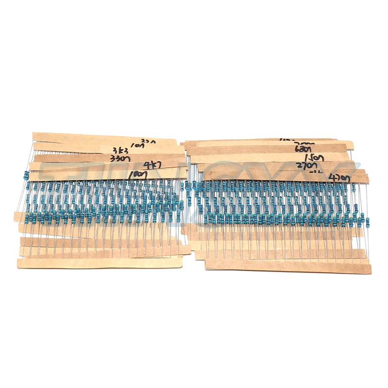 Metallfilm-Widerstands-Set, sortiertes Kit, 30 Werte (600 Stück) – Bild 5