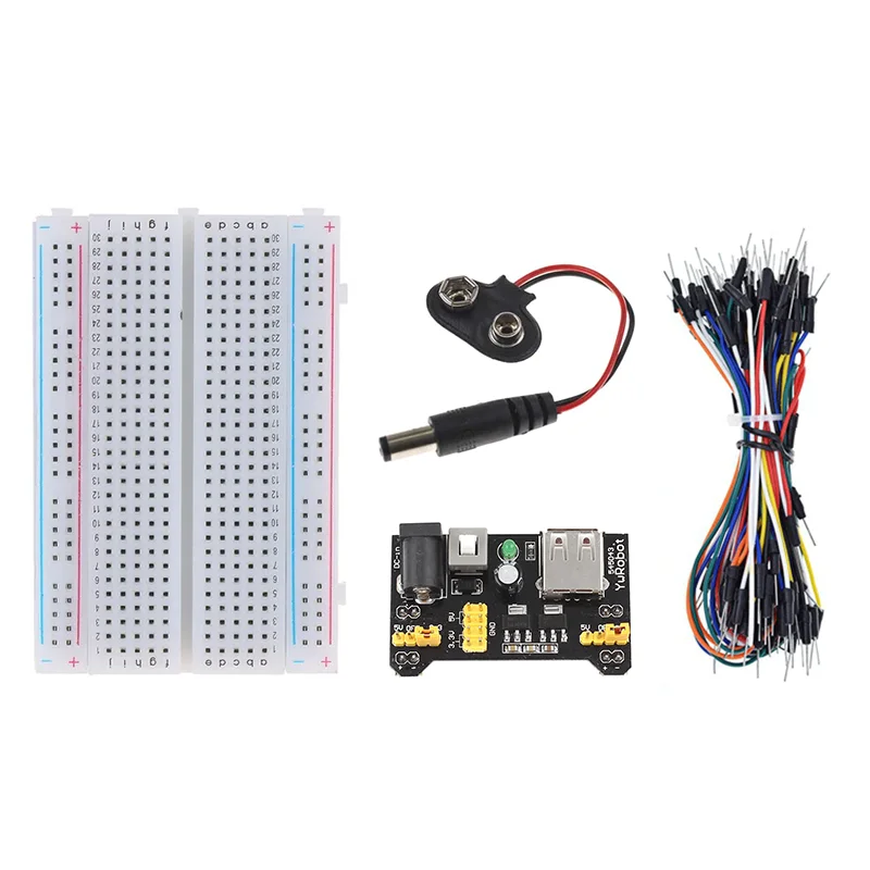 MB102 Breadboard-Netzteilmodul + MB-102 830/400 Punkte lötfreies – Bild 6