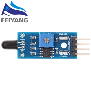 IR Infrarot 3-Draht Flamme Erkennung Sensor Modul IR Flamme Sensor Modul Detektor Smartsense Für Arduino