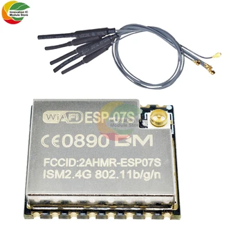 ESP8266 ESP-07S ESP07S Drahtloses WIFI-Entwicklungsboard-Modul 802.11/b/g/n mit 2,4 GHz IPEX-Antenne