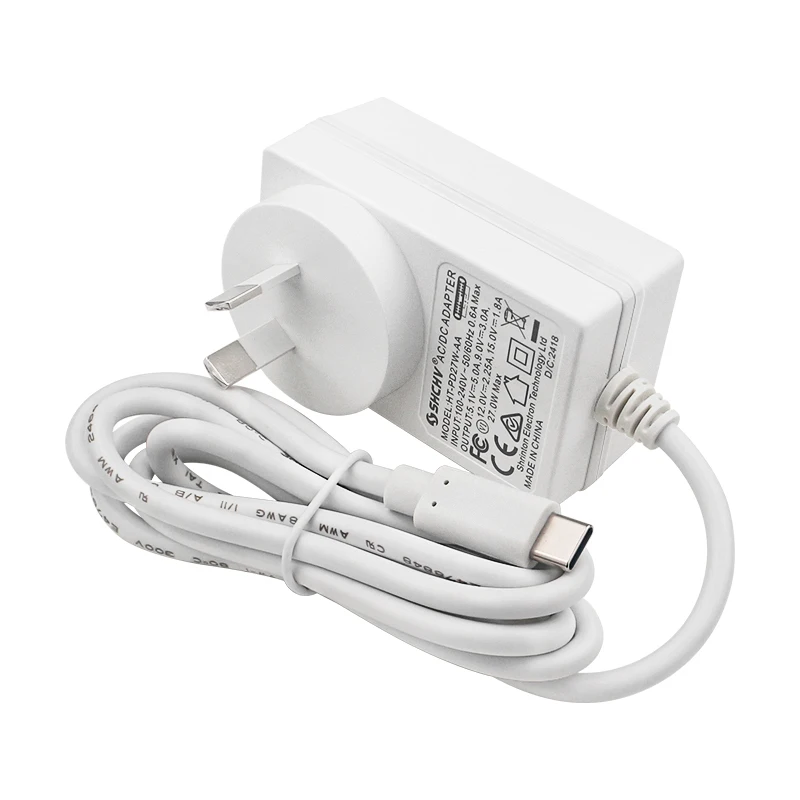 PD 27W USB-C Netzteil 5V 5A Typ-C Schnittstelle EU US UK AU Stecker – Bild 6